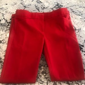 Red Loft Dress Pants- Skinny Marissa